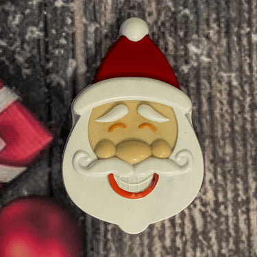 Forma De Chocolate - Forma De Chocolate Especial 3 Partes -Rosto De Papai Noel 3-BWB10256